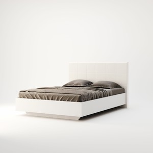Кровать Фемелі 1,4х2,0 без каркаса белый глянец MiroMark