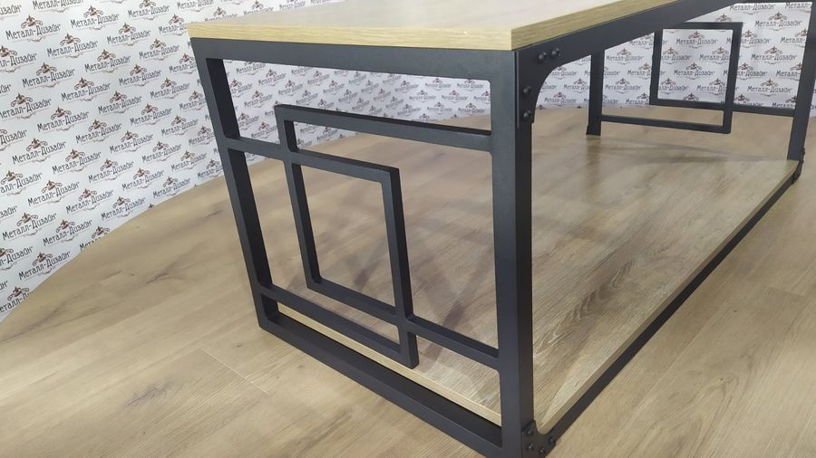 Журнальный столик Квадро 470/1100/500 (труба 25х25) Металл - Дизайн